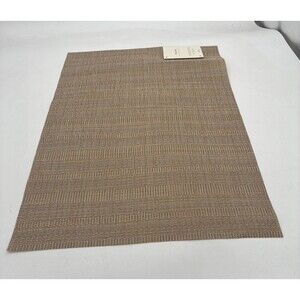 7 placemat threshold 14in x 19in tan